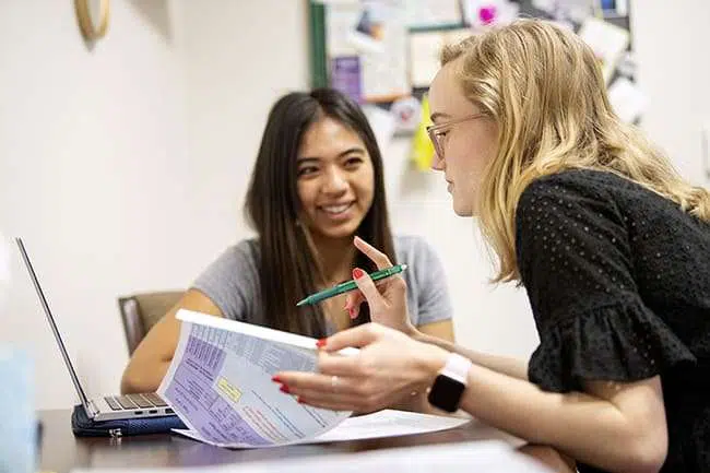 TCU Classroom Campus Life Advising