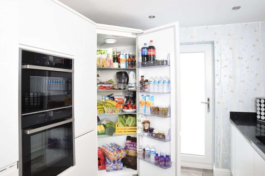 stocking fridge for productive home office