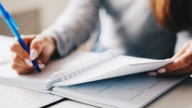 making a plan such as a career development plan